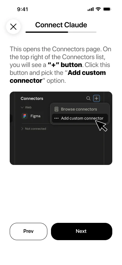 Add a custom connector