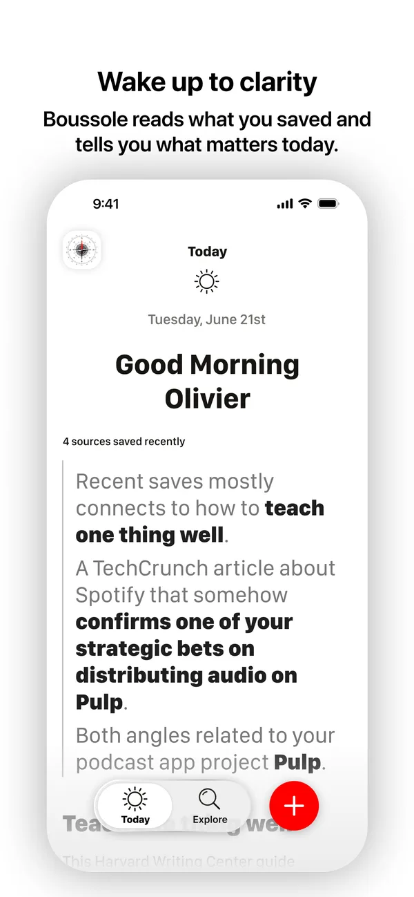 Wake up to clarity: today's brief