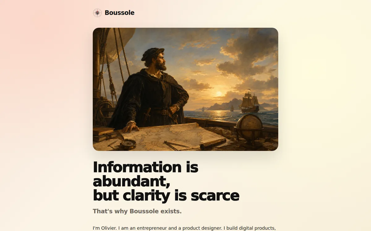 The manifesto: information is abundant, but clarity is scarce