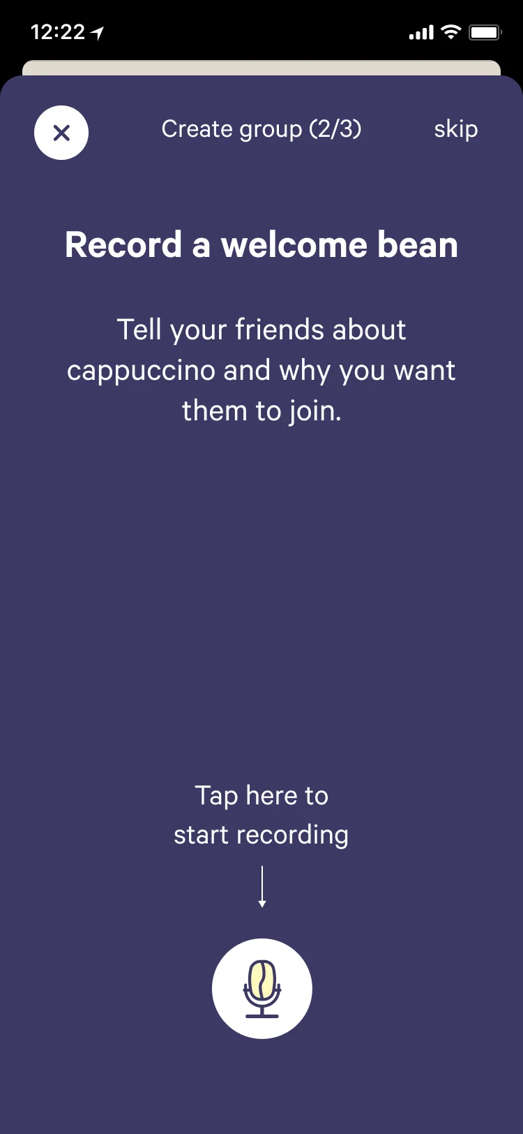 Record a welcome message