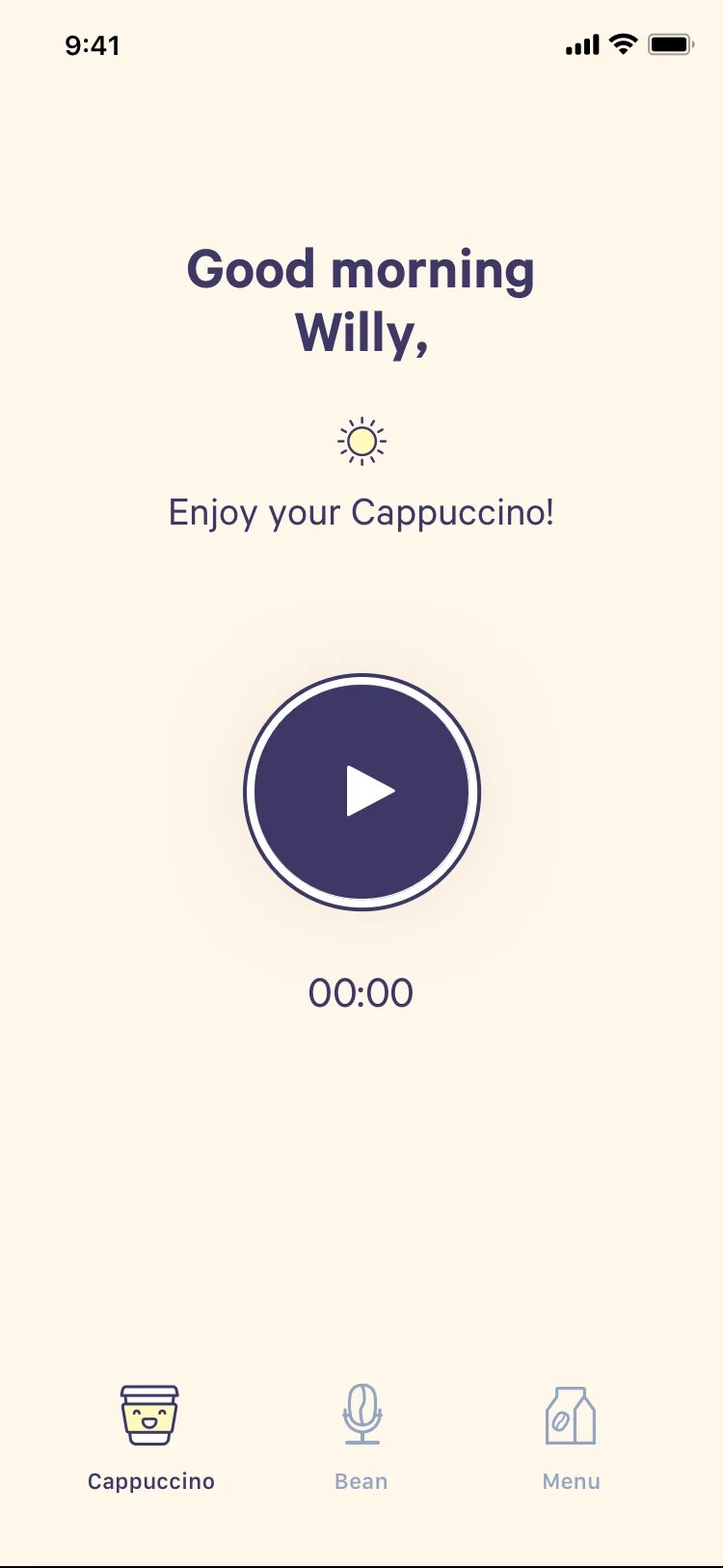 Good morning: play today's Cappuccino