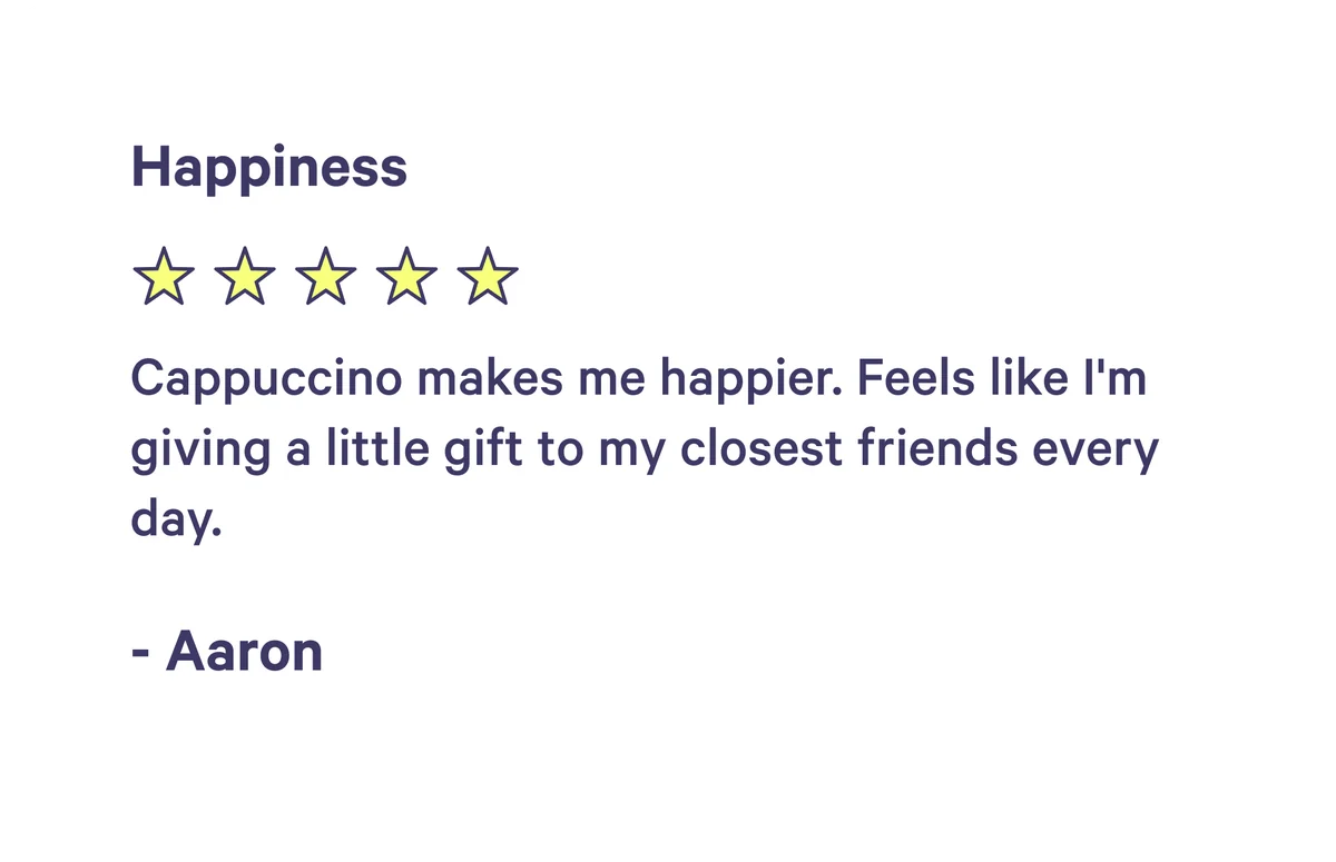 User review