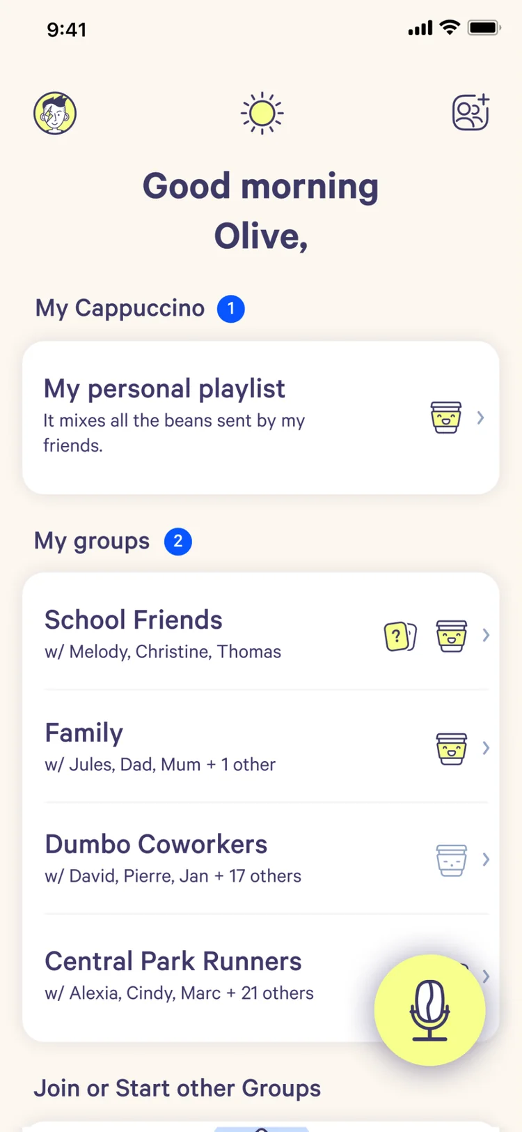 Your groups
