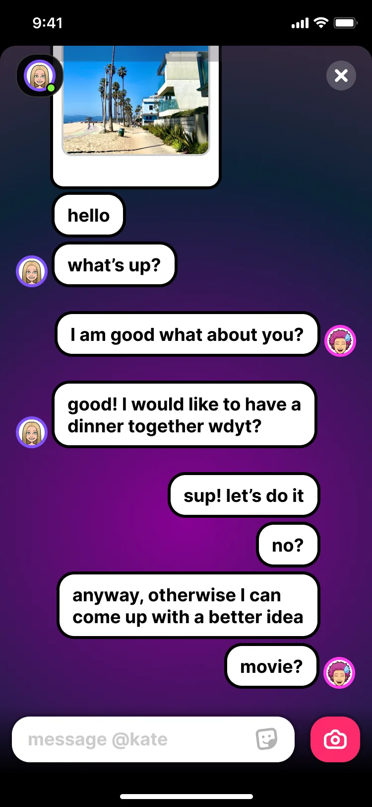 Chat with your friend