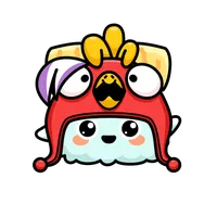 animal hat chick