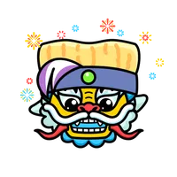 chinese ny dragon mask