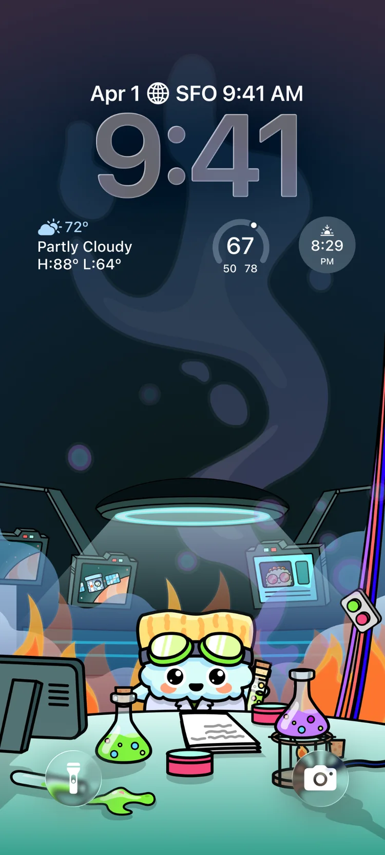 SUSH lock screen wallpaper